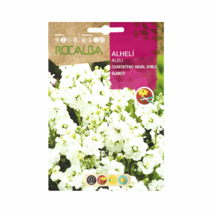 Semillas de Alhelí Cuarenteno Doble Blanco