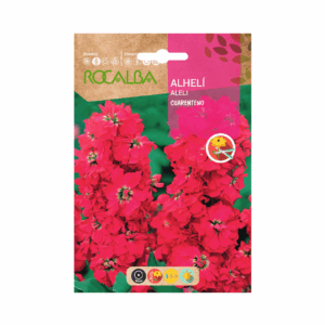Semillas de Alhelí Cuarenteno Anual Doble Rojo