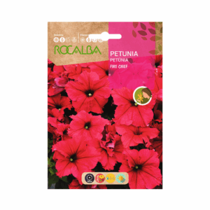 Semillas de Petunia Fire Chief Roja
